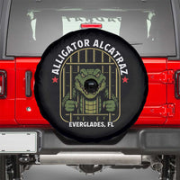 Funny Aligator Alcatraz Everglades Spare Tire Cover Alligator Prison Alligatraz Meme - Wonder Print Shop
