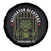 Funny Aligator Alcatraz Everglades Spare Tire Cover Alligator Prison Alligatraz Meme - Wonder Print Shop