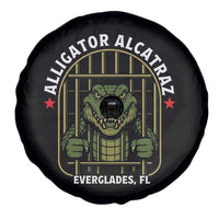 Funny Aligator Alcatraz Everglades Spare Tire Cover Alligator Prison Alligatraz Meme - Wonder Print Shop