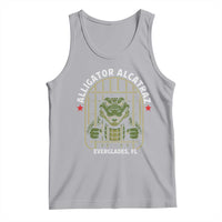 Funny Aligator Alcatraz Everglades Tank Top Alligator Prison Alligatraz Meme - Wonder Print Shop