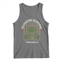 Funny Aligator Alcatraz Everglades Tank Top Alligator Prison Alligatraz Meme - Wonder Print Shop