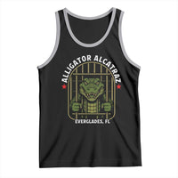 Funny Aligator Alcatraz Everglades Tank Top Alligator Prison Alligatraz Meme - Wonder Print Shop