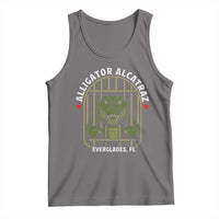 Funny Aligator Alcatraz Everglades Tank Top Alligator Prison Alligatraz Meme - Wonder Print Shop