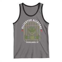 Funny Aligator Alcatraz Everglades Tank Top Alligator Prison Alligatraz Meme - Wonder Print Shop
