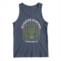 Funny Aligator Alcatraz Everglades Tank Top Alligator Prison Alligatraz Meme - Wonder Print Shop