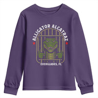Funny Aligator Alcatraz Everglades Youth Sweatshirt Alligator Prison Alligatraz Meme - Wonder Print Shop