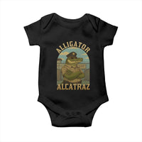 Funny Aligator Alcatraz Everglades Baby Onesie Police Alligator Alligatraz Meme - Wonder Print Shop