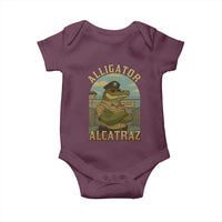 Funny Aligator Alcatraz Everglades Baby Onesie Police Alligator Alligatraz Meme - Wonder Print Shop