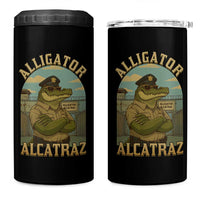 Funny Aligator Alcatraz Everglades 4 in 1 Can Cooler Tumbler Police Alligator Alligatraz Meme - Wonder Print Shop