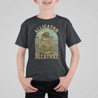 Funny Aligator Alcatraz Everglades T Shirt For Kid Police Alligator Alligatraz Meme - Wonder Print Shop