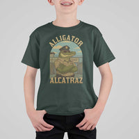 Funny Aligator Alcatraz Everglades T Shirt For Kid Police Alligator Alligatraz Meme - Wonder Print Shop