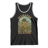 Funny Aligator Alcatraz Everglades Tank Top Police Alligator Alligatraz Meme - Wonder Print Shop