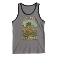 Funny Aligator Alcatraz Everglades Tank Top Police Alligator Alligatraz Meme - Wonder Print Shop