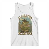 Funny Aligator Alcatraz Everglades Tank Top Police Alligator Alligatraz Meme - Wonder Print Shop