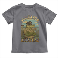 Funny Aligator Alcatraz Everglades Toddler T Shirt Police Alligator Alligatraz Meme - Wonder Print Shop