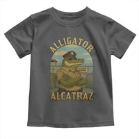 Funny Aligator Alcatraz Everglades Toddler T Shirt Police Alligator Alligatraz Meme - Wonder Print Shop