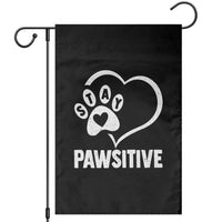 Funny Stay Pawsitive Garden Flag Cat Dog Lover Positive Vibes - Wonder Print Shop