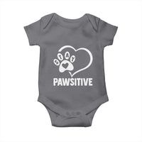 Funny Stay Pawsitive Baby Onesie Cat Dog Lover Positive Vibes - Wonder Print Shop