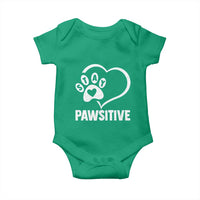 Funny Stay Pawsitive Baby Onesie Cat Dog Lover Positive Vibes - Wonder Print Shop