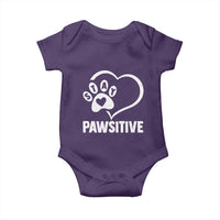 Funny Stay Pawsitive Baby Onesie Cat Dog Lover Positive Vibes - Wonder Print Shop