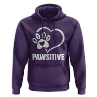 Funny Stay Pawsitive Hoodie Cat Dog Lover Positive Vibes - Wonder Print Shop