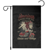 American Legendary Motorcycle Indian Chief Garden Flag Classic And Vintage Bikers - Wonder Print Shop