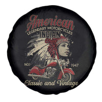 American Legendary Motorcycle Indian Chief Spare Tire Cover Classic And Vintage Bikers - Wonder Print Shop