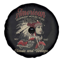 American Legendary Motorcycle Indian Chief Spare Tire Cover Classic And Vintage Bikers - Wonder Print Shop