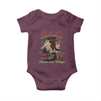 American Legendary Motorcycle Indian Chief Baby Onesie Classic And Vintage Bikers - Wonder Print Shop