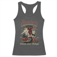 American Legendary Motorcycle Indian Chief Racerback Tank Top Classic And Vintage Bikers - Wonder Print Shop