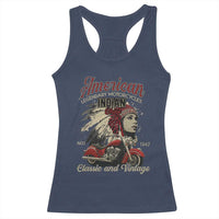 American Legendary Motorcycle Indian Chief Racerback Tank Top Classic And Vintage Bikers - Wonder Print Shop