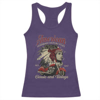 American Legendary Motorcycle Indian Chief Racerback Tank Top Classic And Vintage Bikers - Wonder Print Shop