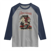 American Legendary Motorcycle Indian Chief Raglan Shirt Classic And Vintage Bikers - Wonder Print Shop