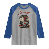 American Legendary Motorcycle Indian Chief Raglan Shirt Classic And Vintage Bikers - Wonder Print Shop