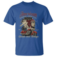 American Legendary Motorcycle Indian Chief T Shirt Classic And Vintage Bikers - Wonder Print Shop