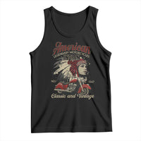 American Legendary Motorcycle Indian Chief Tank Top Classic And Vintage Bikers - Wonder Print Shop