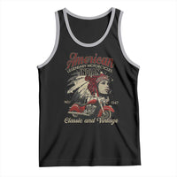 American Legendary Motorcycle Indian Chief Tank Top Classic And Vintage Bikers - Wonder Print Shop