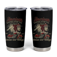 American Legendary Motorcycle Indian Chief Tumbler Cup Classic And Vintage Bikers - Wonder Print Shop