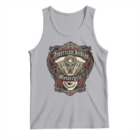 American Indian Skull Motorcycle Vintage Motorbike Engine Tank Top - Wonder Print Shop