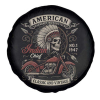 American Legendary Motorcycle Indian Chief Spare Tire Cover No 1 Classic And Vintage Skull - Wonder Print Shop