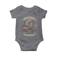 American Legendary Motorcycle Indian Chief Baby Onesie No 1 Classic And Vintage Skull - Wonder Print Shop
