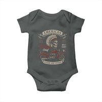 American Legendary Motorcycle Indian Chief Baby Onesie No 1 Classic And Vintage Skull - Wonder Print Shop