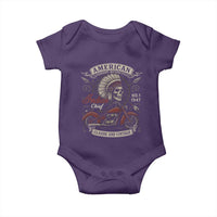 American Legendary Motorcycle Indian Chief Baby Onesie No 1 Classic And Vintage Skull - Wonder Print Shop
