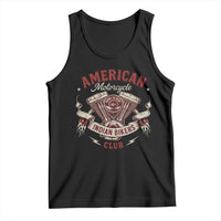 American Motorcycle Indian Biker Club Tank Top Vintage Motorbike Engine - Wonder Print Shop