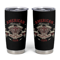 American Motorcycle Indian Biker Club Tumbler Cup Vintage Motorbike Engine - Wonder Print Shop