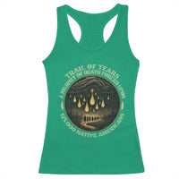 Trail Of Tears A Journey Of Death Forced Upon 125000 Native Americans Racerback Tank Top - Wonder Print Shop