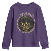 Trail Of Tears A Journey Of Death Forced Upon 125000 Native Americans Youth Sweatshirt - Wonder Print Shop
