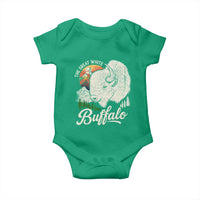 The Great White Buffalo Baby Onesie Native American Sacred Spirit Animal - Wonder Print Shop