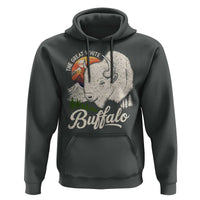 The Great White Buffalo Hoodie Native American Sacred Spirit Animal - Wonder Print Shop