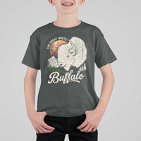 The Great White Buffalo T Shirt For Kid Native American Sacred Spirit Animal - Wonder Print Shop